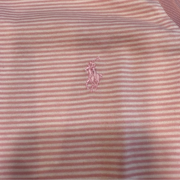 Ralph Lauren Sport Women’s Sleeveless Polo Shirt Pink & White NWOT Sz L - Picture 11 of 11